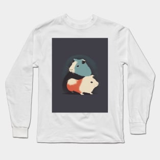 Guinea Pig 1 - Japanese Retro Art Long Sleeve T-Shirt